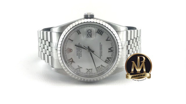 Rolex Datejust 16220 bianco | Rolex usati Milano | Secondo polso