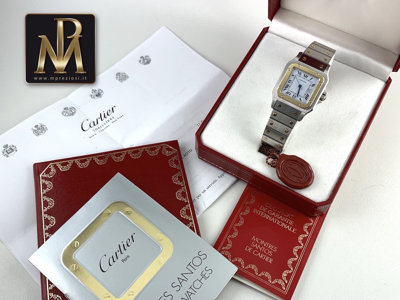 Cartier Santos 2961 B\u0026P Milano service Cartier Cartier usati di MP preziosi