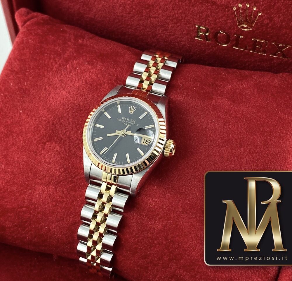 Rolex datejust 69173 black dial