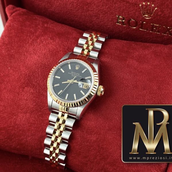 Rolex datejust 69173 black dial