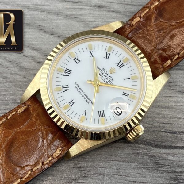 Rolex datejust 31mm 68278 18kt gold mpreziosi orologi3