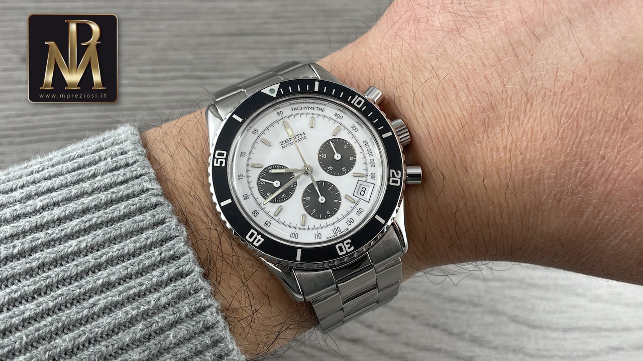 Zenith De Luca El primero porcelain dial ref 01.0040.400 Zenith di M.P Preziosi Milano