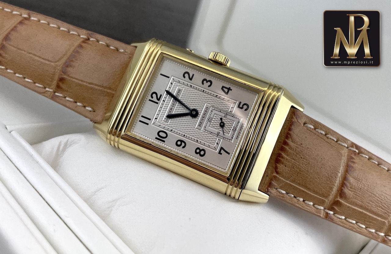 Jaeger LeCoultre Reverso 18kt night and day B&P JLC