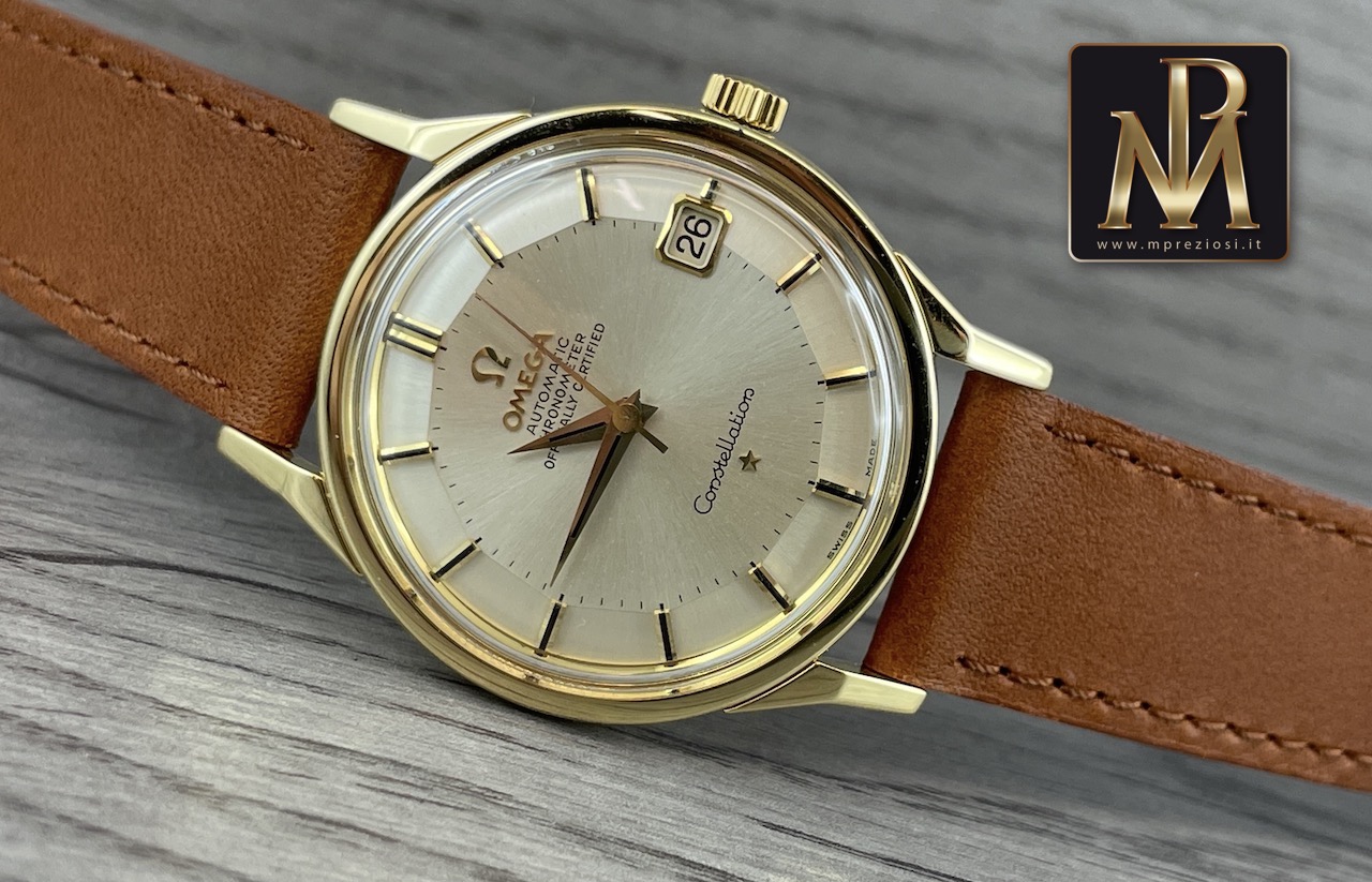 Omega Constellation Pie Pan 18K Gold 168005 6 Omega usati di M.P Preziosi