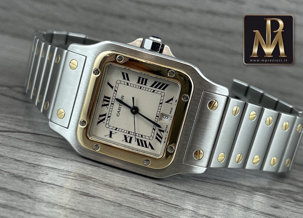 Cartier Santos Galbee 1566 quartz
