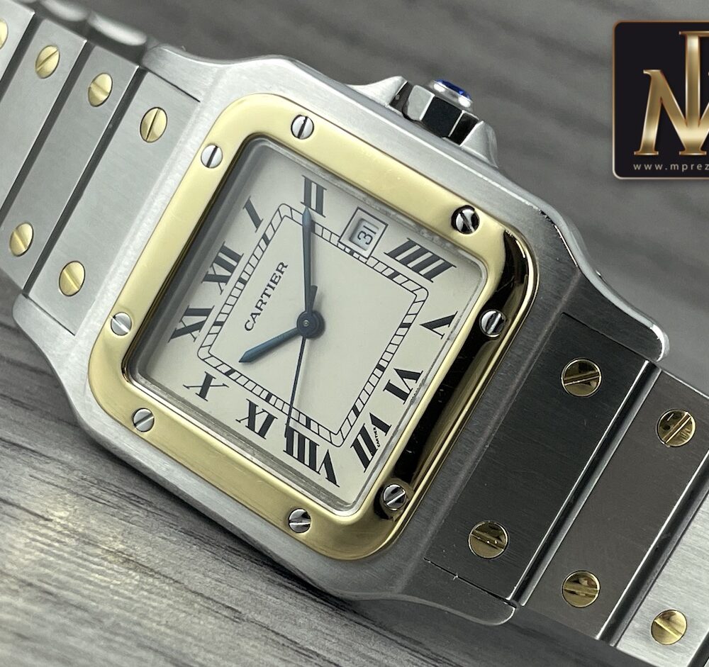 Cartier santos 2961 steel gold
