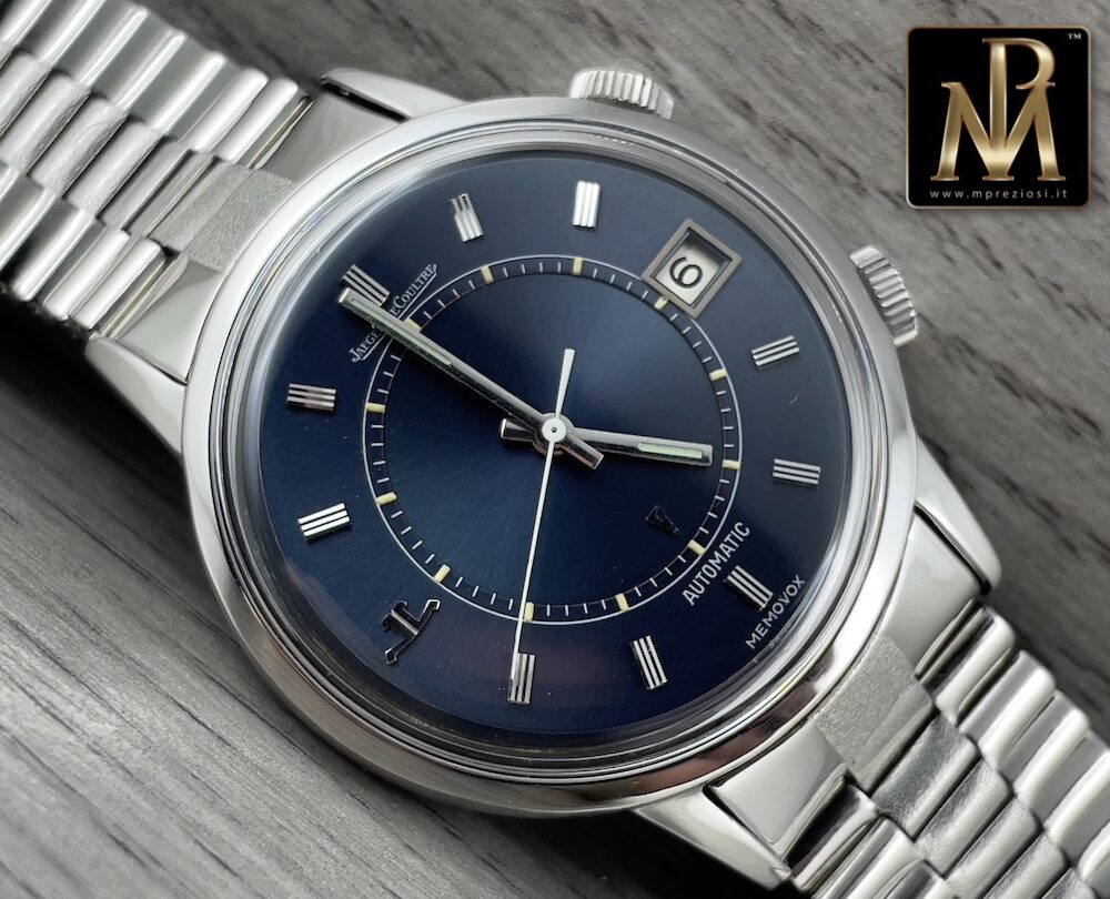 Jaeger LeCoultre Memovox E875 blue dial collector condition