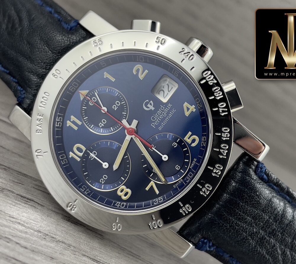 Girard Perregaux GP7000 blue dial mpreziosi orologi