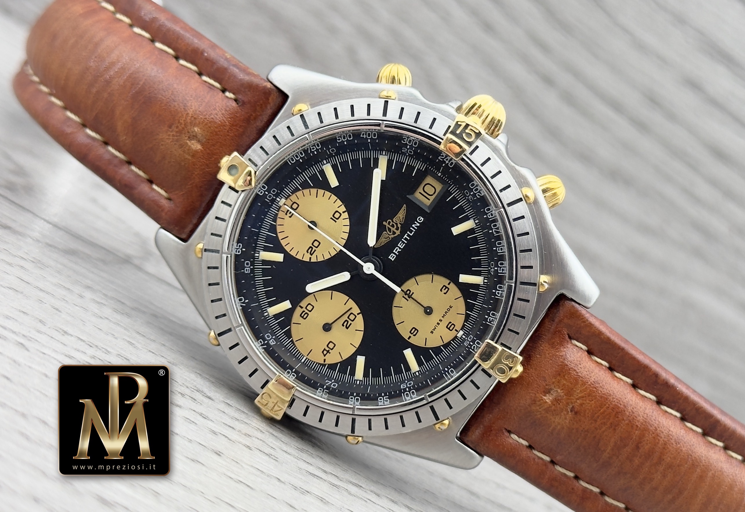 Lunetta Con Viti Per Breitling Chronomat 81950 – Acciaio – Ricambio Originale Svizzero – I316