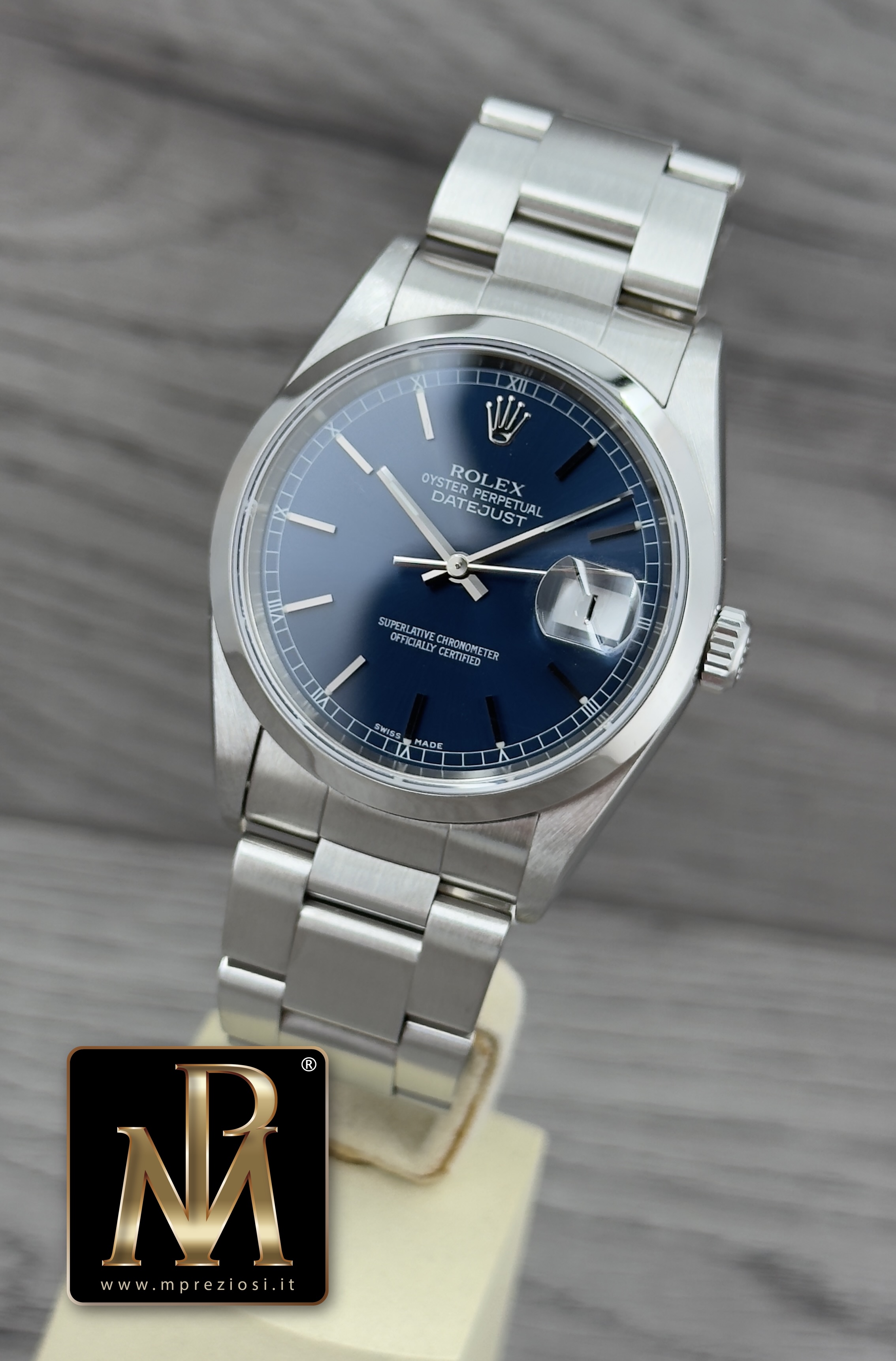 Rolex Datejust 16200 full set quadrante blu Compro orologi usati