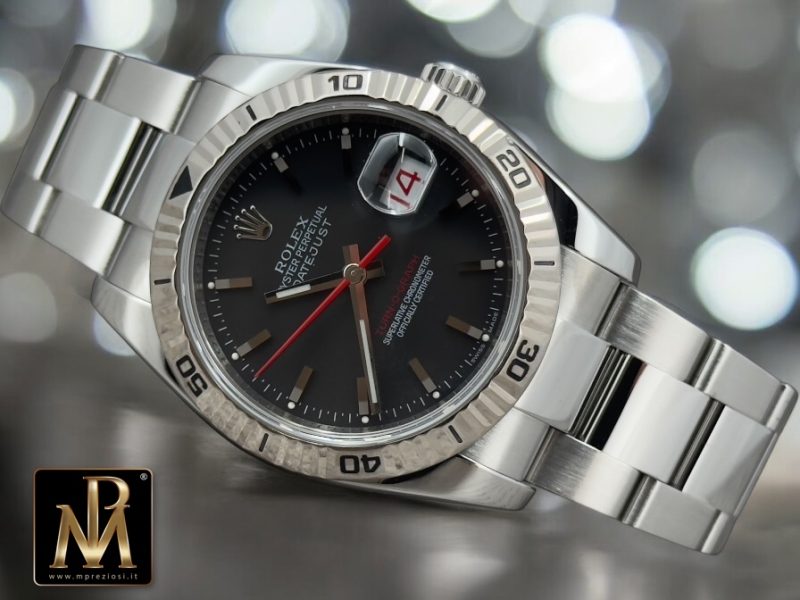 Rolex Datejust Turn o graph 116264 B&P mpreziosi segrate1