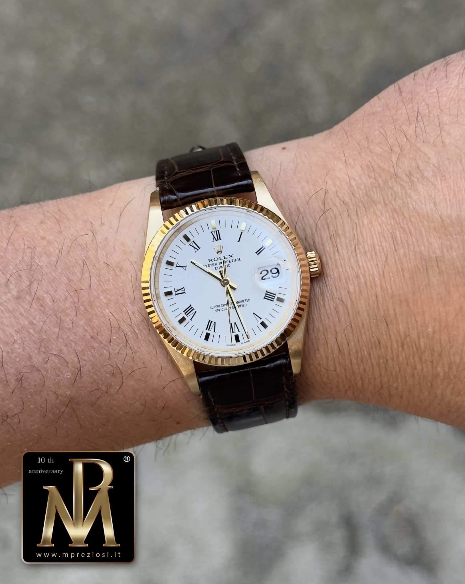 Rolex date 15238 papers mpreziosi segrate10