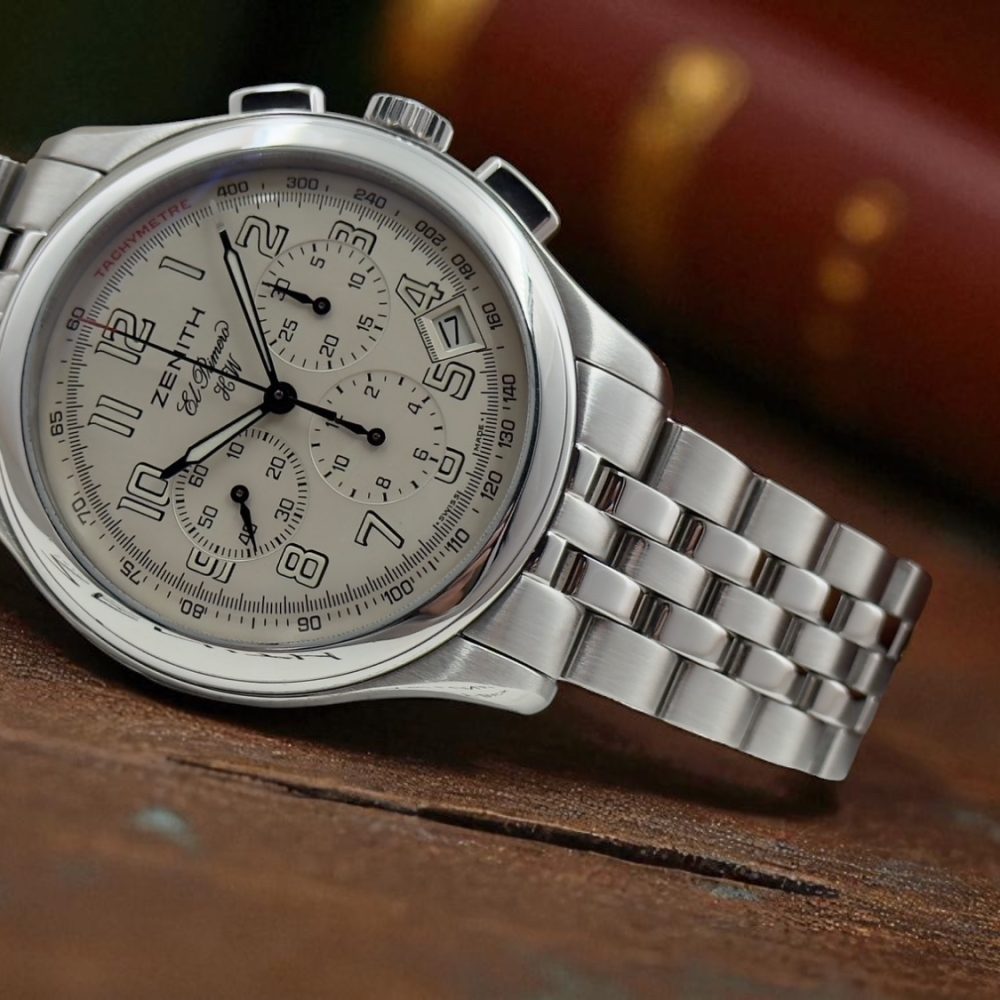 Zenith El Primero HW – Ref. 02.0500.420 – Bracciale Acciaio – Quadrante Bianco – Scatola e Garanzia