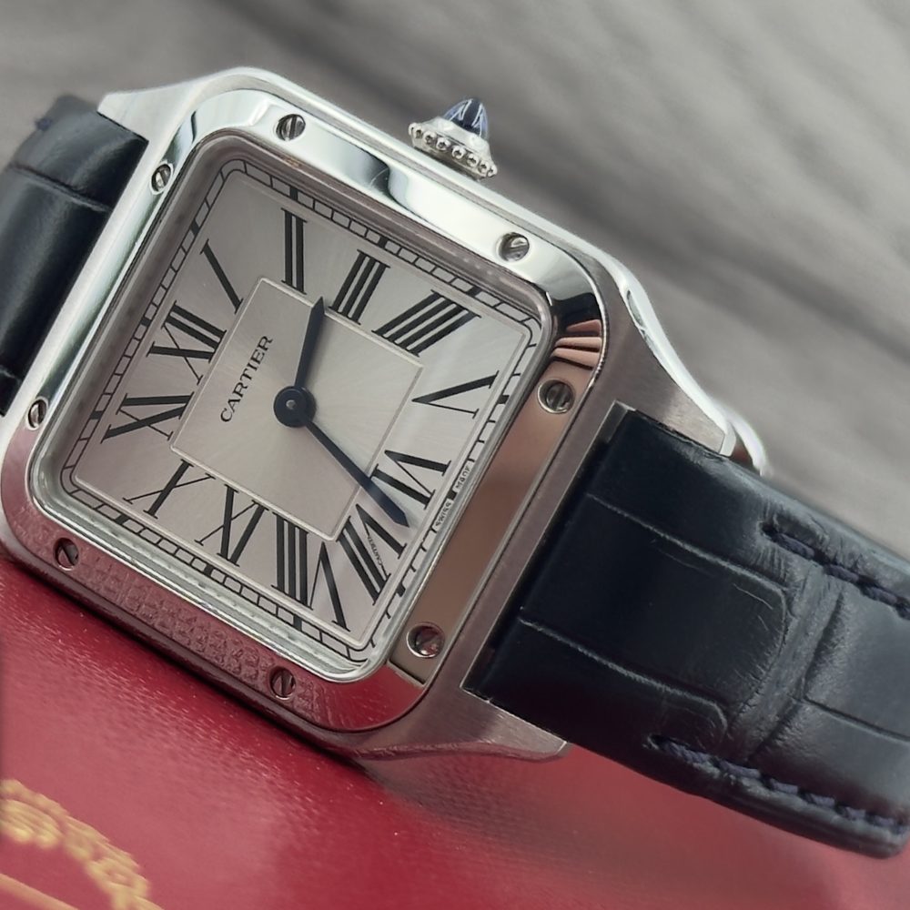 Cartier Santos Dumont WSSA0023 like new mpreziosi segrate