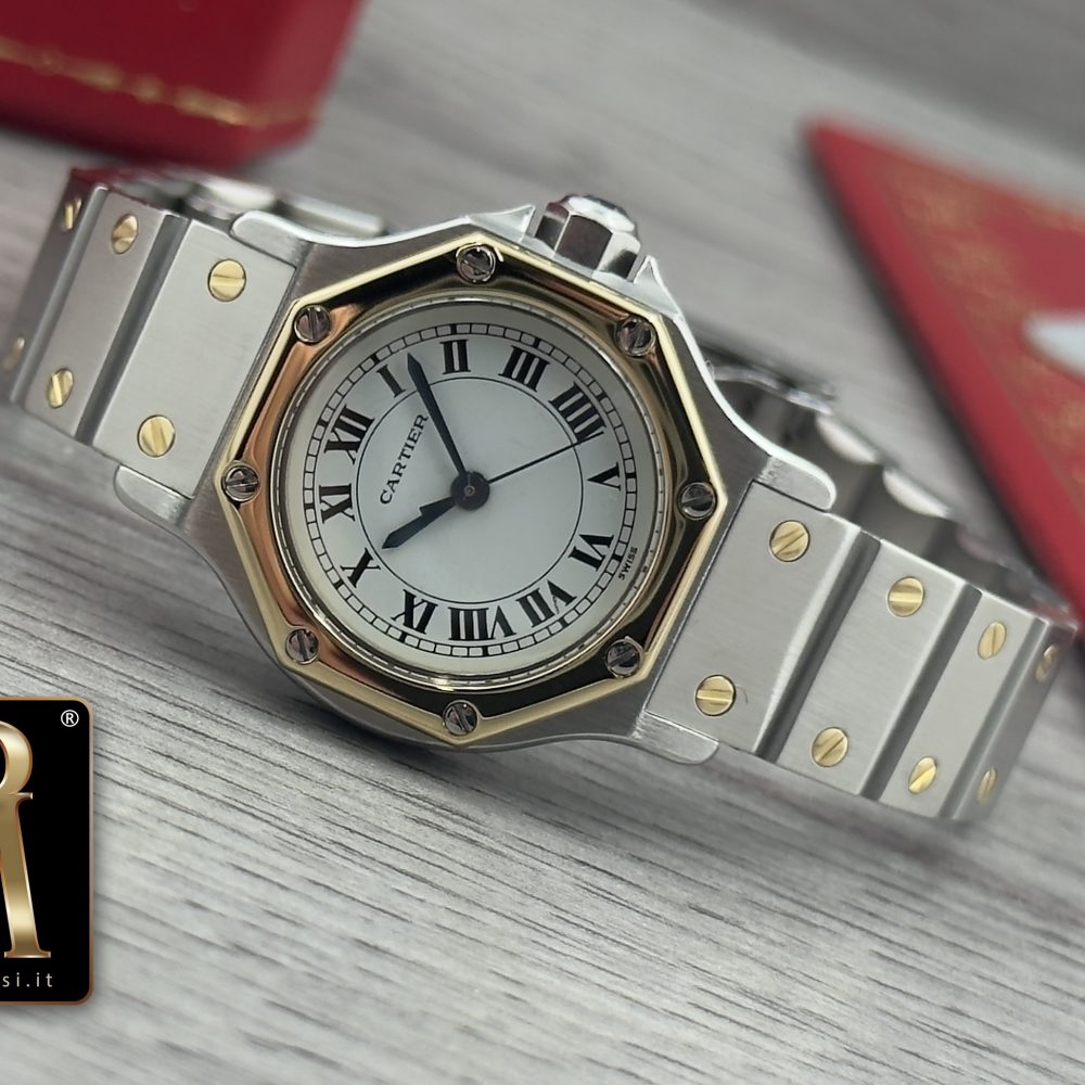 Cartier Santos Octagon 0907 with papers mpreziosi