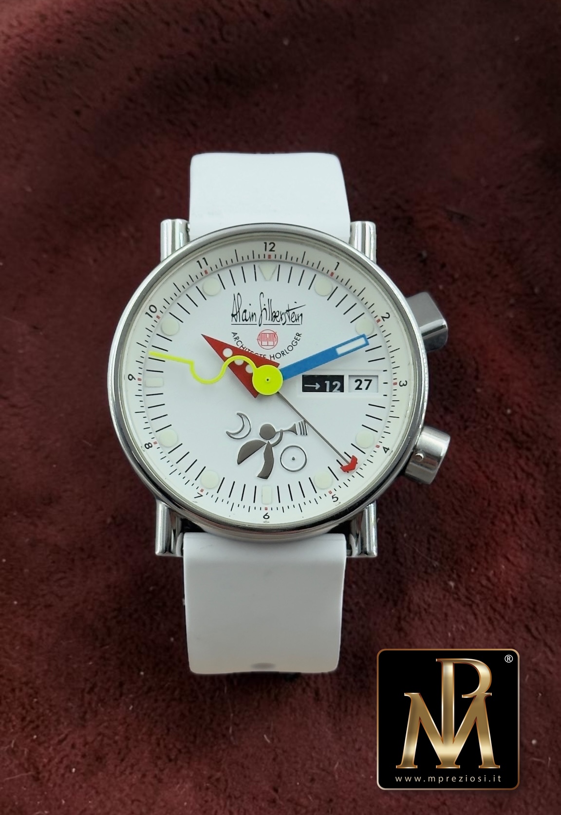 Alain Silberstein Le reveil GMT n 21:500 mpreziosi9