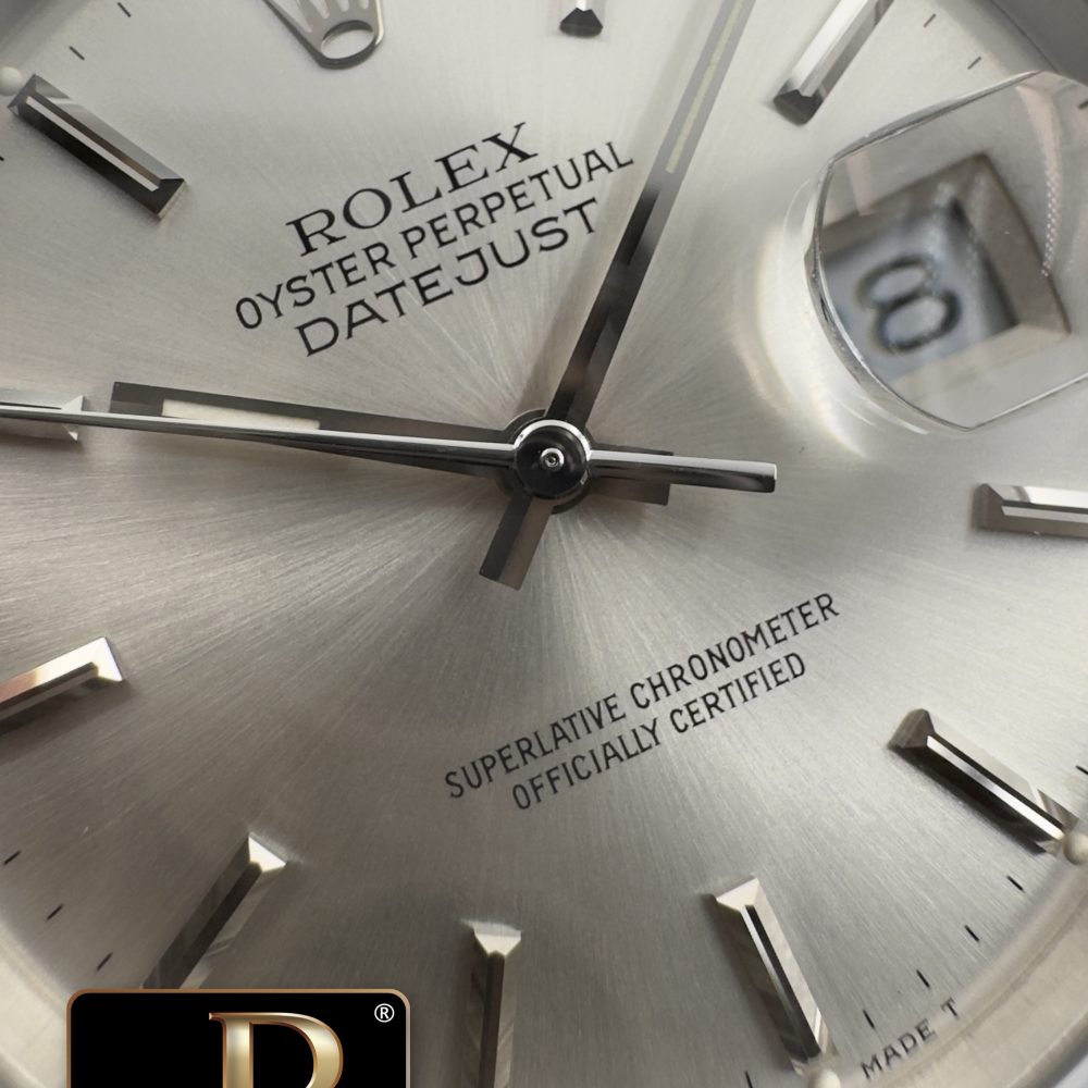 Rolex Datejust 16220 silver dial jubilee1