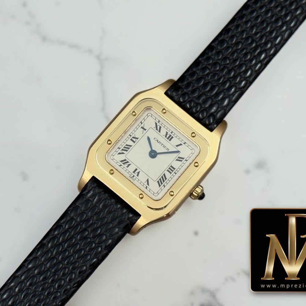Cartier Santos-Dumont ref. 821053 18 kt calibre 21 ultraflat