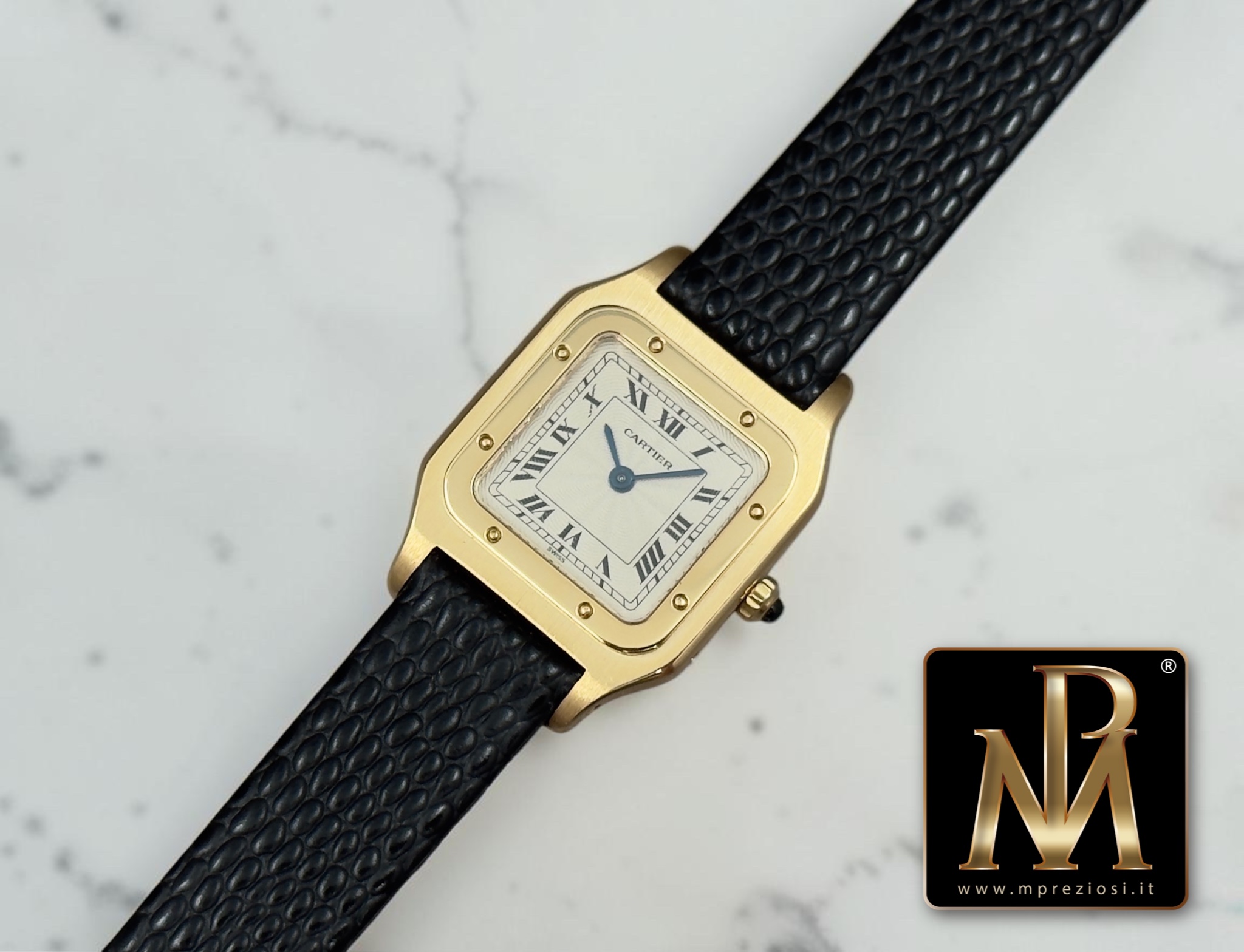 Cartier Santos-Dumont ref. 821053 18 kt calibre 21 ultraflat