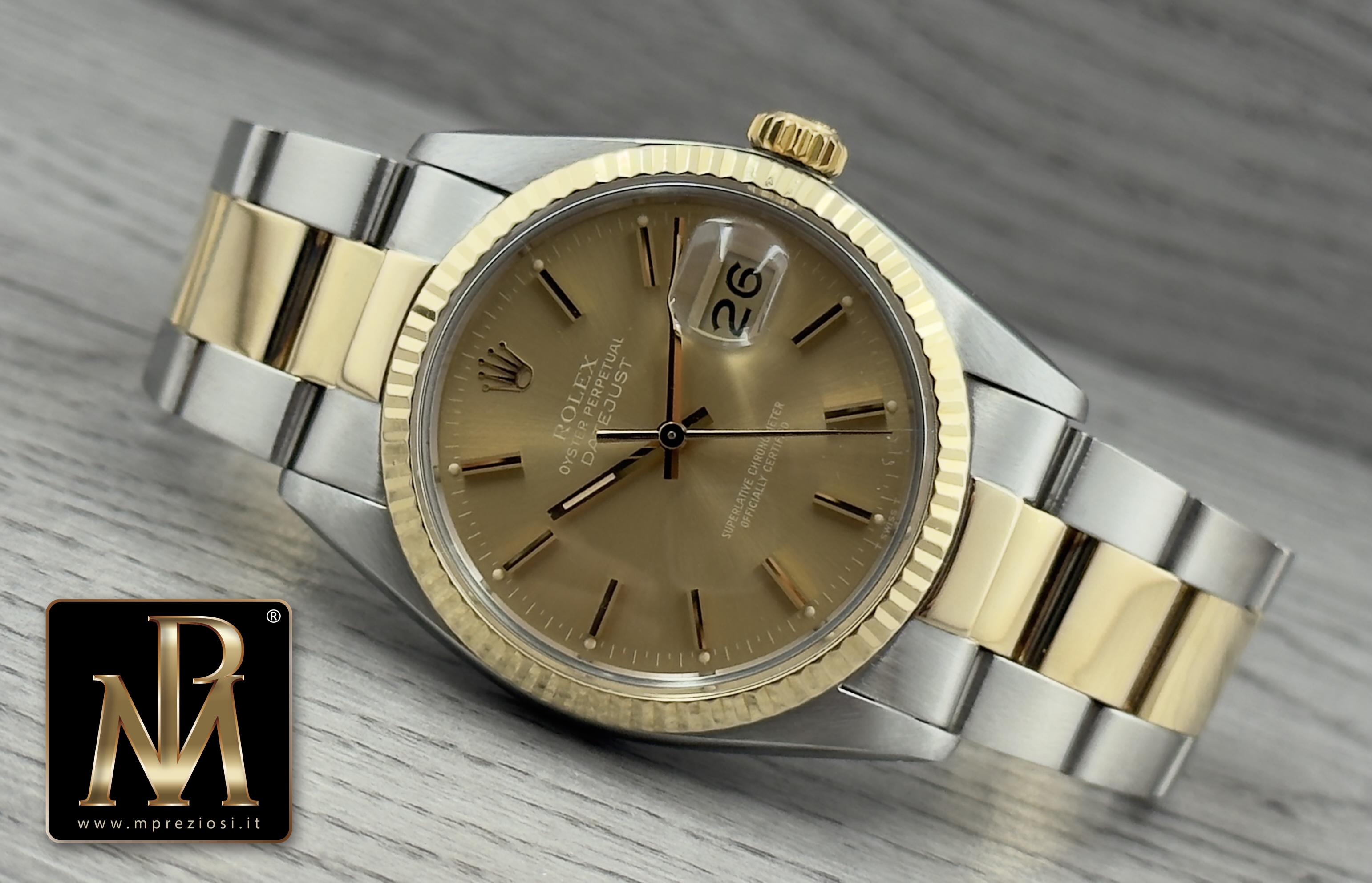 Rolex Datejust 16013 acciaio e oro revisionato7