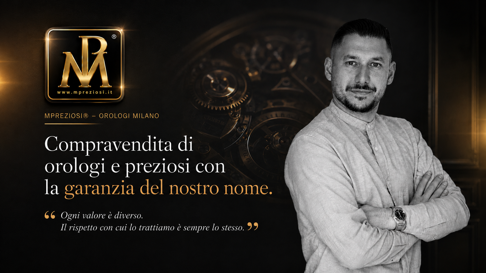 MPreziosi, compravendita di orologi di lusso e preziosi a Milano