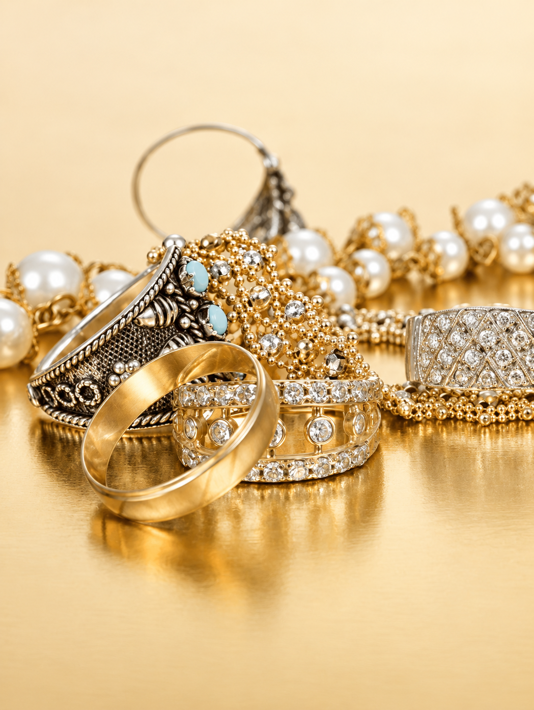 Gioielli in oro e argento – immagine illustrativa