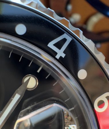 Rolex GMT master II 16710 full set first series bezel details