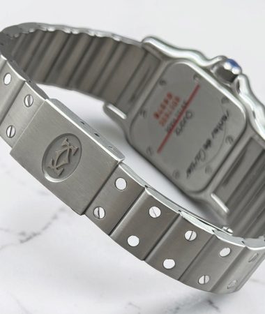 Cartier Santos Galbée 9057930: fondello chiusura