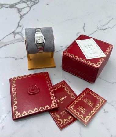 Cartier Santos Galbée 9057930: scatola garanzia corredo