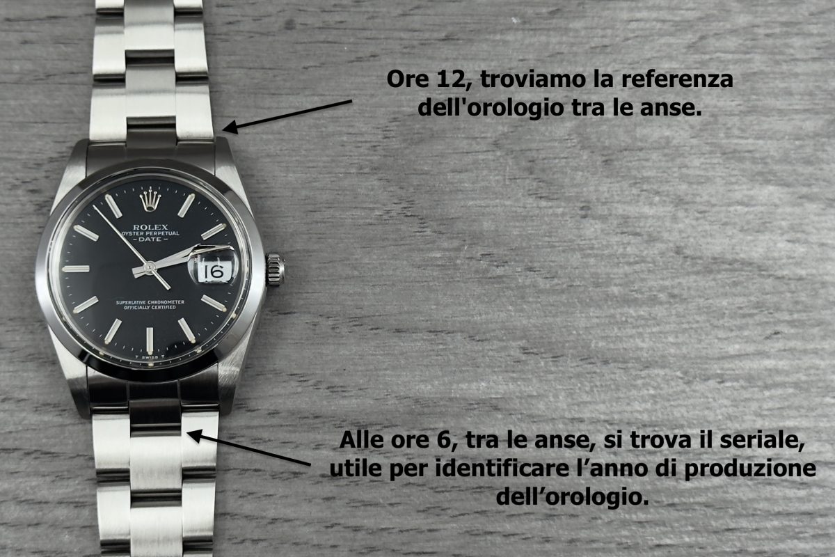 dove trovare il seriale del proprio Rolex