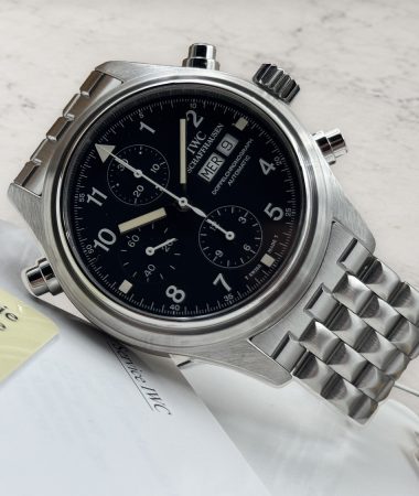 IWC Doppelchronograph 3713 del 1999 – orologio con documentazione