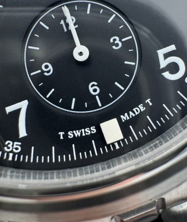 IWC Doppelchronograph 3713 – dettaglio del contatore e degli indici