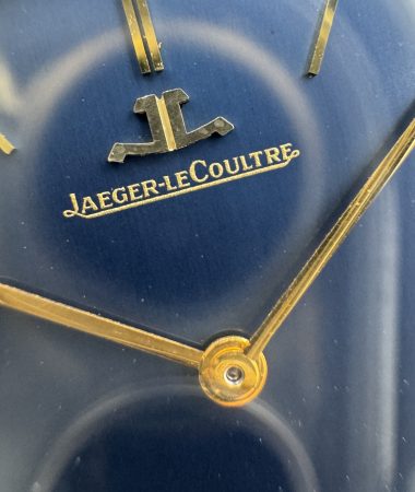 Jaeger-LeCoultre Classic 9131 in oro giallo: firma quadrante