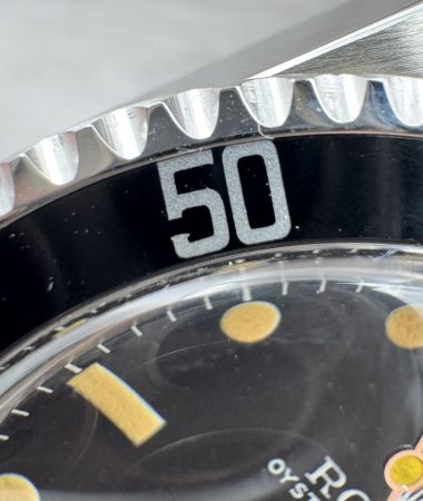 Rolex Submariner 5513 MK5: ghiera vetro
