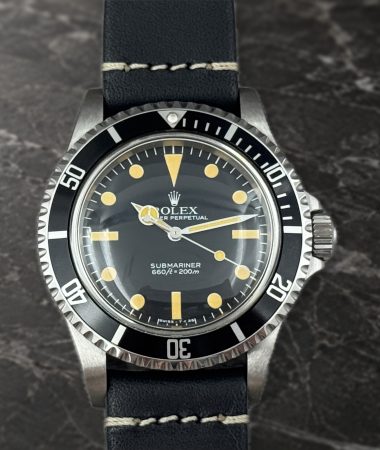 Rolex Submariner 5513 MK5: quadrante frontale