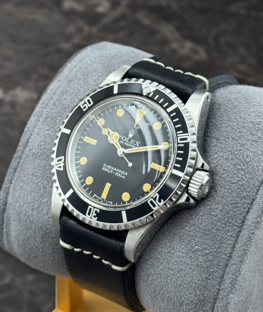 Rolex Submariner 5513 MK5: vista laterale supporto