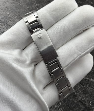 Rolex Air-King 5500: chiusura bracciale ripiegato