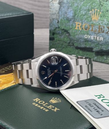 Rolex Oyster Perpetual Date 15200: scatola, garanzia verga e corredo